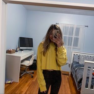 Brandy Melville Cropped Sweatshirt